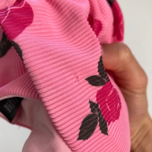 NWOT Anthropologie Beach Riot Pink Poppy Bikini Top Sz M - Picture 6 of 6